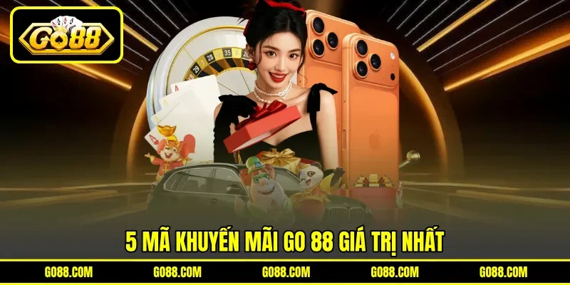 5 mã khuyến mãi GO 88 giá trị nhất