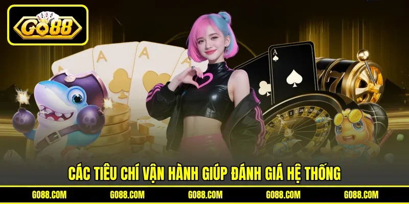 Các tiêu chí vận hành giúp đánh giá hệ thống