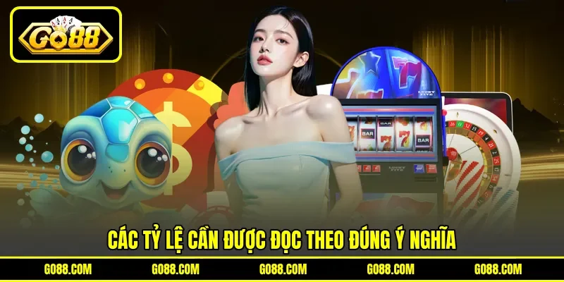 Các tỷ lệ cần được đọc theo đúng ý nghĩa