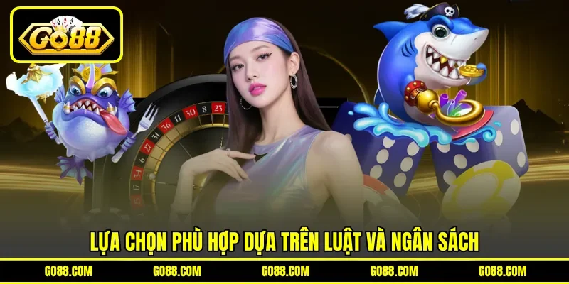 Lựa chọn phù hợp dựa trên luật và ngân sách Lựa chọn phù hợp dựa trên luật và ngân sách