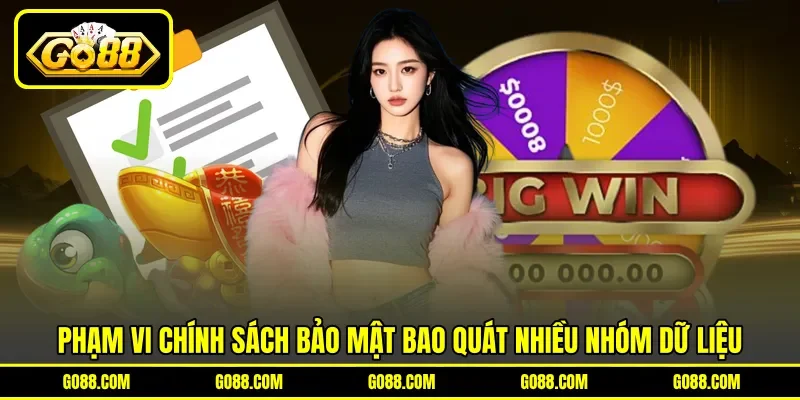 Phạm vi chính sách bảo mật bao quát nhiều nhóm dữ liệu Phạm vi chính sách bảo mật bao quát nhiều nhóm dữ liệu